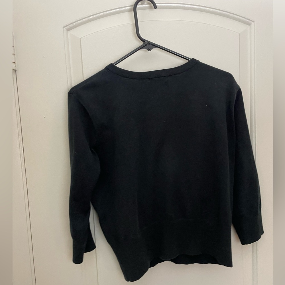 Talbots Black Knit Sweater - Picture 5 of 6